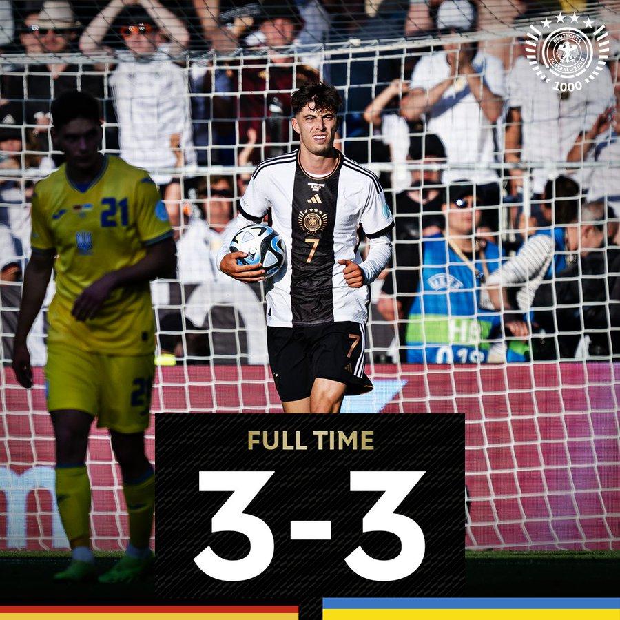 乌克兰碾压德国，哈弗茨关键制胜