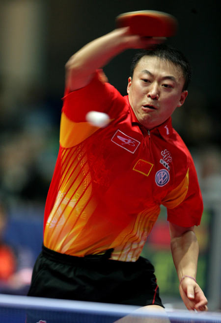 中国队碾压德国队，马琳刷新纪录